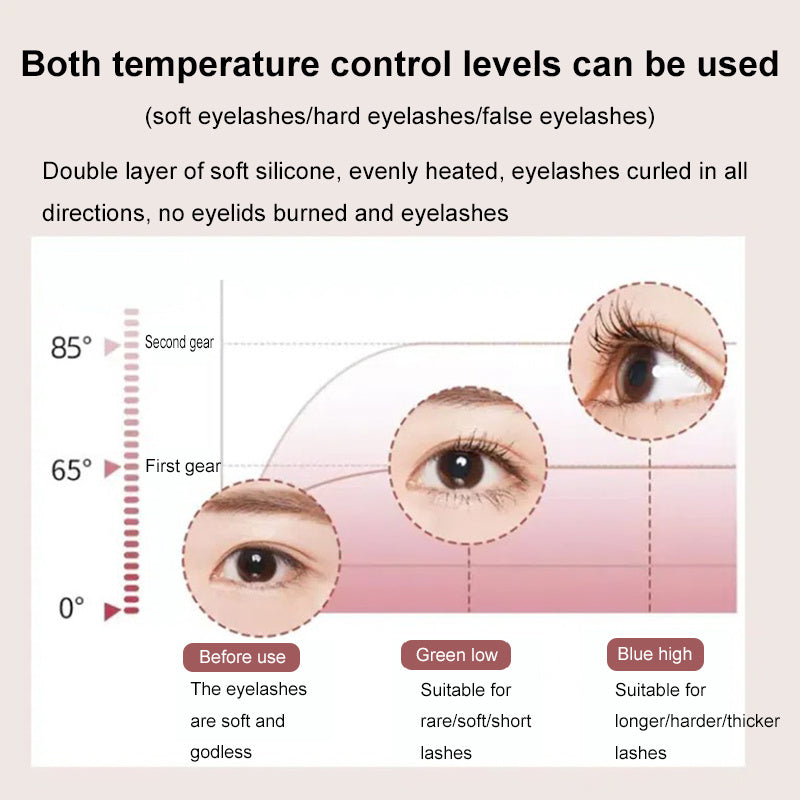 Eye Lash Long Lasting Eyelashes Curls Thermal Eyelash Curler Makeup Tools Heated Eyelash Curlers,