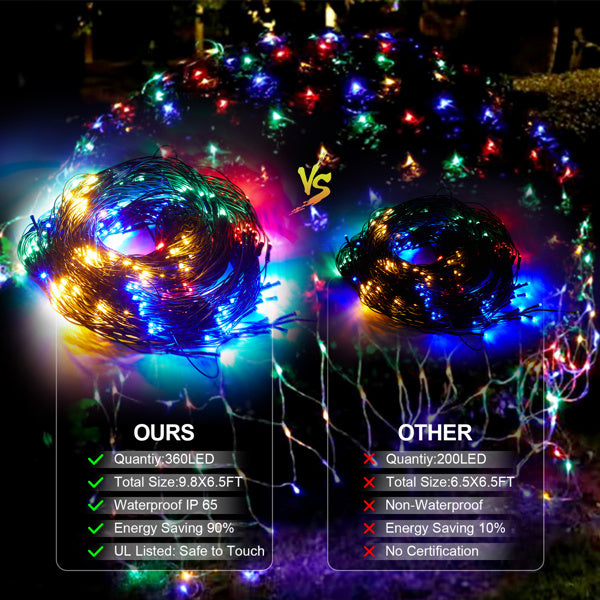 3X2 Meter 360 Light, LED Christmas Light, Indoor And Outdoor Decoration