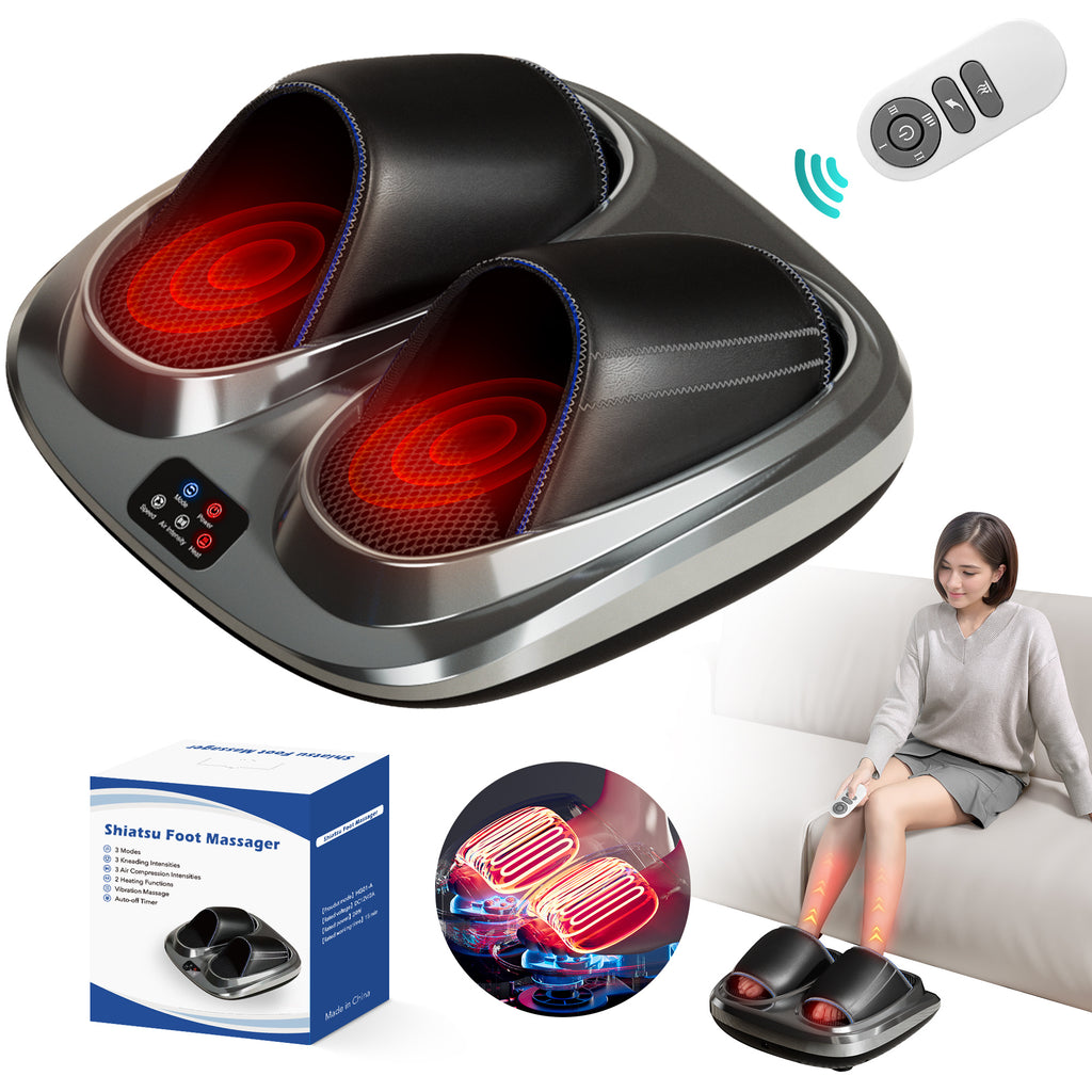 Hot Foot Massager Air Compression Foot Massager Deep Kneading