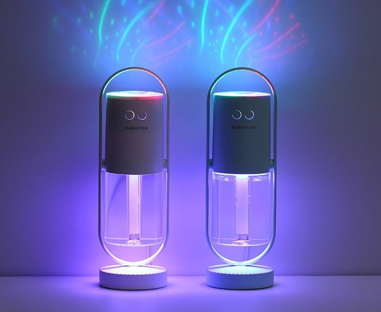 Magic Shadow USB Air Humidifier With Projection Night Lights Ultrasonic Car