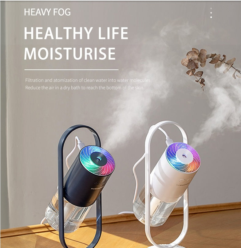 Magic Shadow USB Air Humidifier With Projection Night Lights Ultrasonic Car