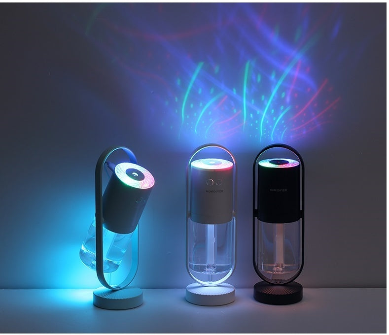 Magic Shadow USB Air Humidifier With Projection Night Lights Ultrasonic Car