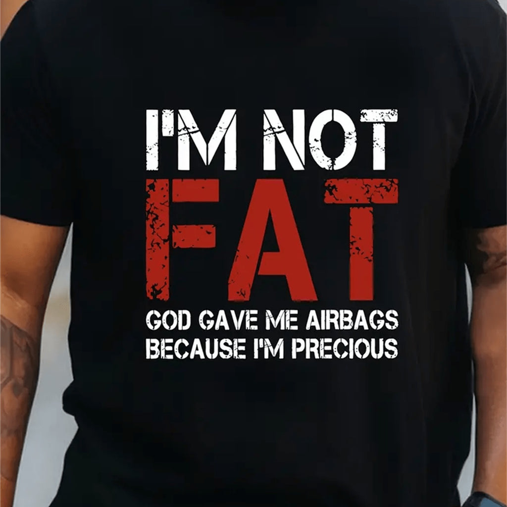 Men's Patterned Printed T-shirt, Summer Casual Short Sleeved T-shirt