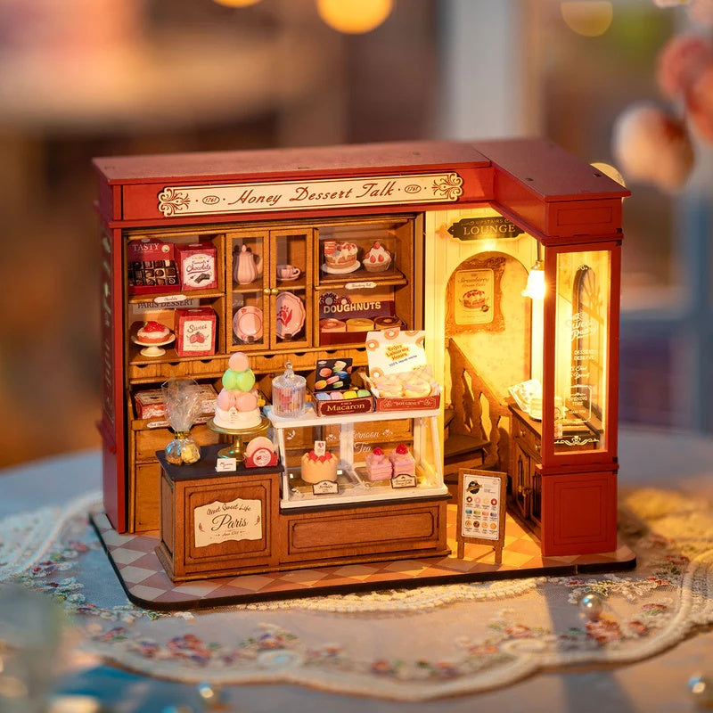 Rolife Honey Dessert Talk DIY Miniature House, Only Supports TK And Independent Sites