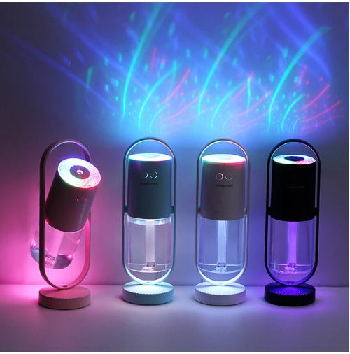 Magic Shadow USB Air Humidifier With Projection Night Lights Ultrasonic Car