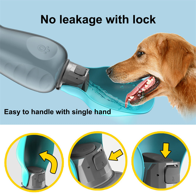 Leakproof Pet Foldable Drinking Bowl Golden Retriever Outdoor Walking Supplies Pet Products