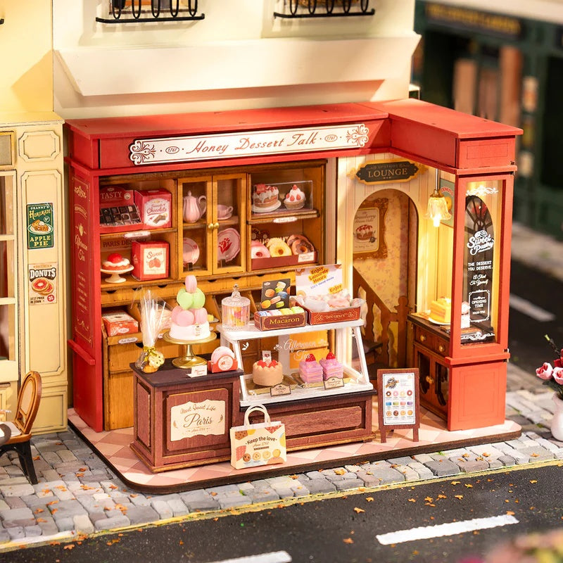 Rolife Honey Dessert Talk DIY Miniature House, Only Supports TK And Independent Sites