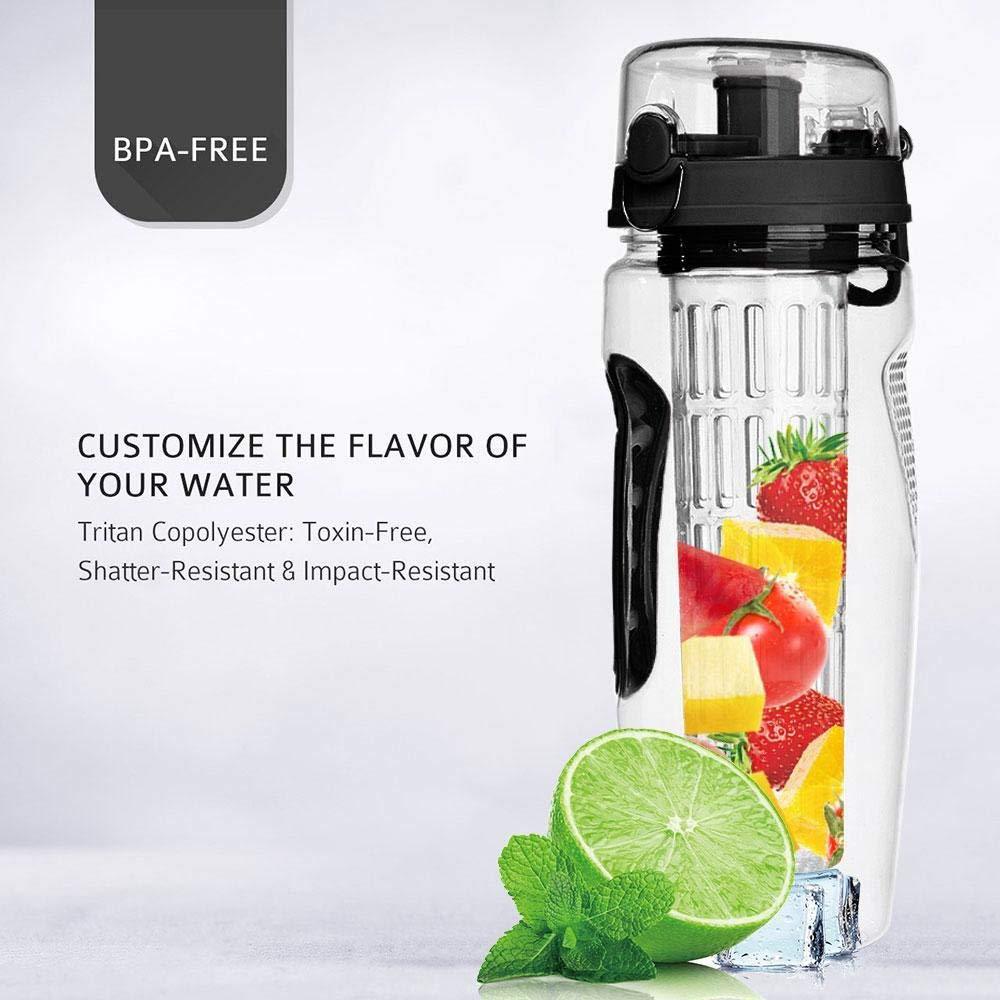 32Oz  Fruit Infuser Water Bottles With Infuser Juice Shaker Drink Bottle Of Water