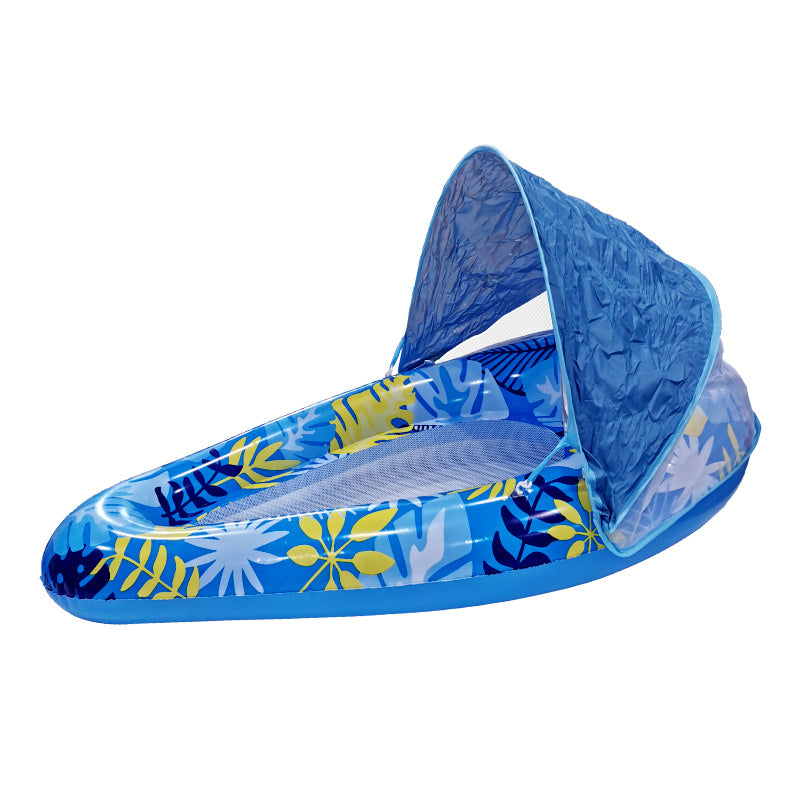 Swimming Pool Float With Cup Holder And Sunshade