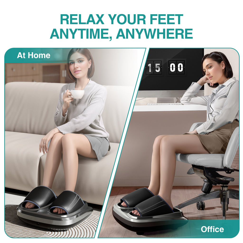 Hot Foot Massager Air Compression Foot Massager Deep Kneading