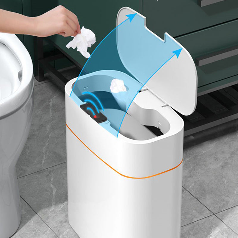 Smart Trash Can With Lid For Bedroom And Living Room Kitchen Storage Box Trash Can Induction Small