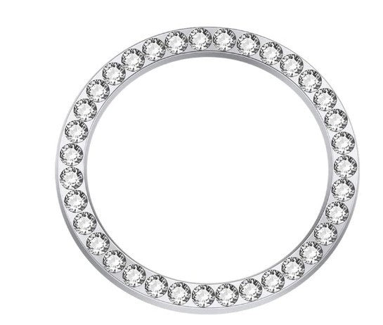 Car Diamond-embedded One-click Start Decorative Ring Car Interior Stickers Car system Start Decorative Ring Diamond-embedded