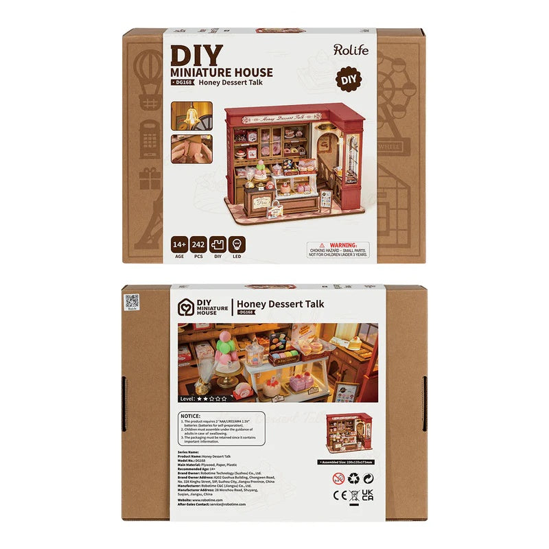 Rolife Honey Dessert Talk DIY Miniature House, Only Supports TK And Independent Sites